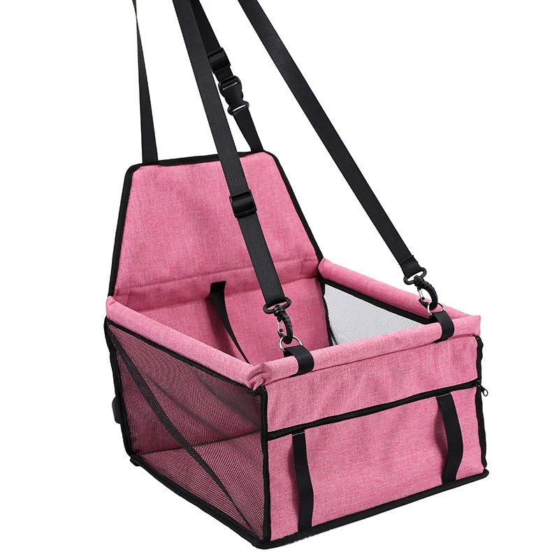 Pet Supplies Folding Hammock Pet Carrier pink color