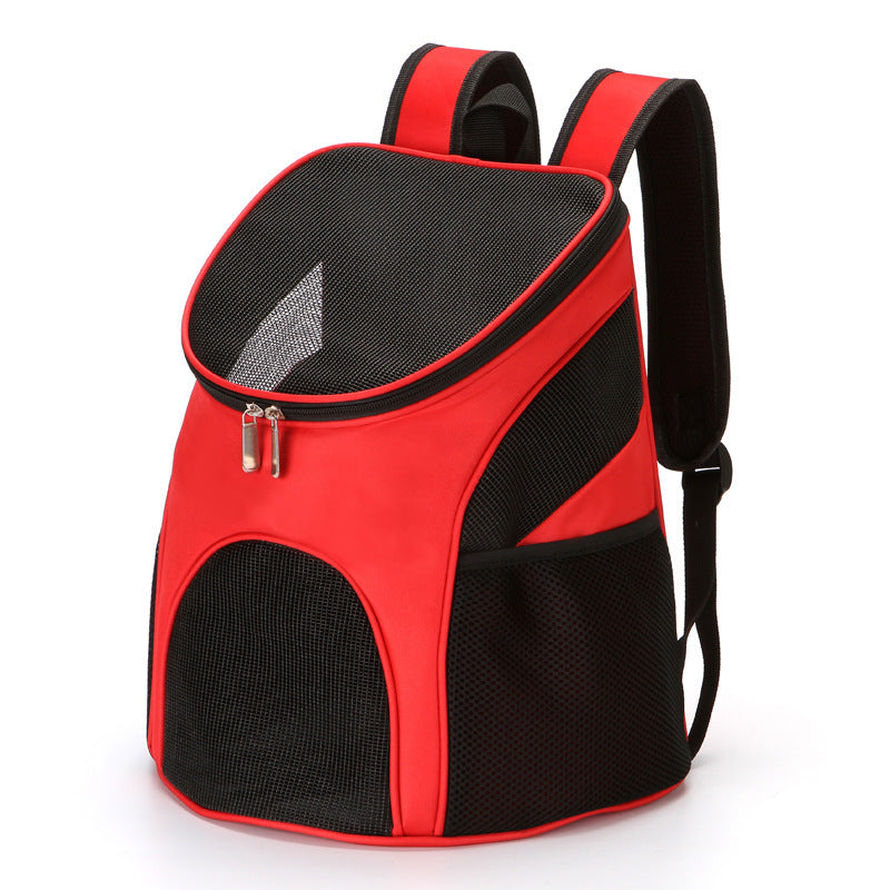 Pet Supplies Happy Pet Outing Carrier with red and black color