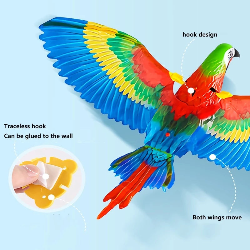 Pet Supplies Interactive Simulation Bird Toy for Cats with multiple color and description