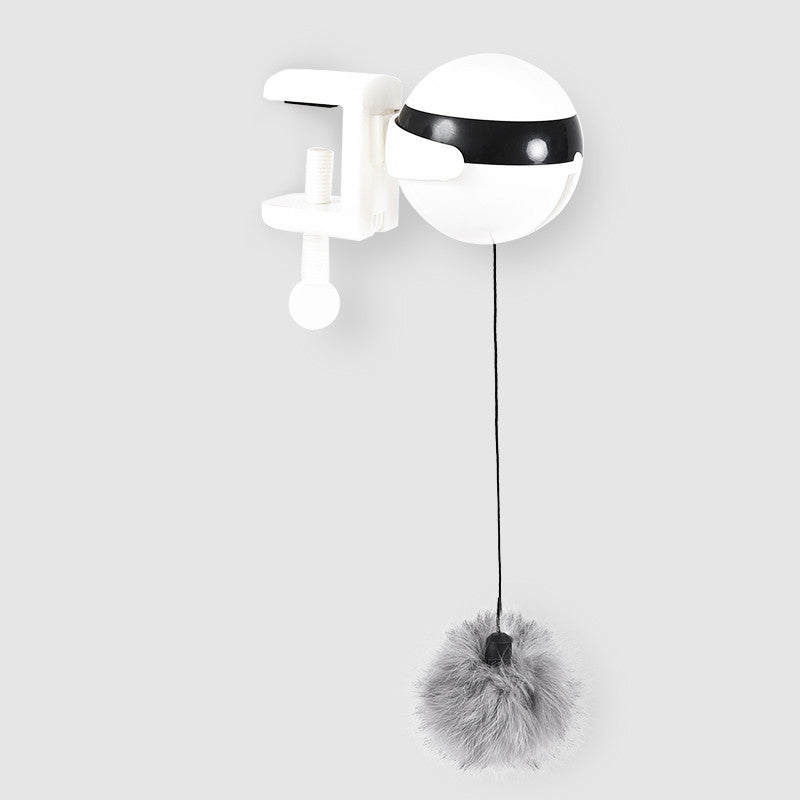 Pet Supplies Lifting Motion Interactive Cat Toy A cat toy designed with a white and black base on a white background