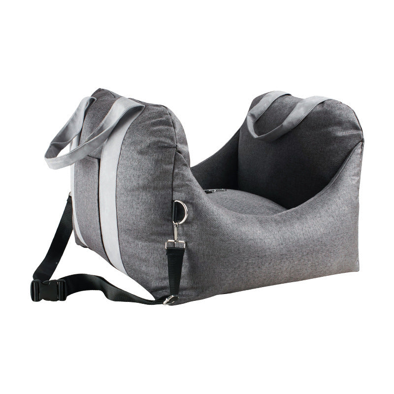 Pet Supplies Portable Pet Car Seat Bed Gray Color