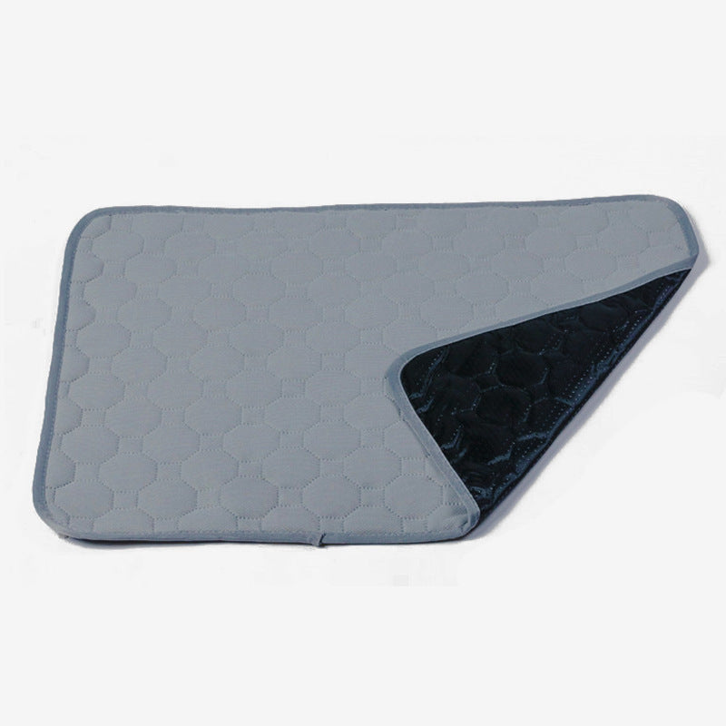 Pet Supplies Waterproof Dog Litter Mat gray with white background