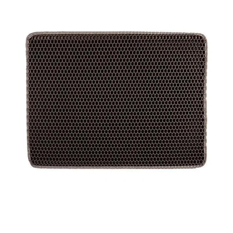 Pet Supplies Waterproof Pet Cat Litter Mat rectangular shape with brown