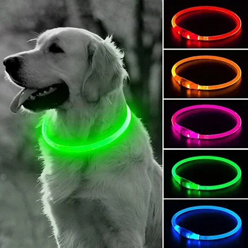 3 Mode Led Glow Light Collar