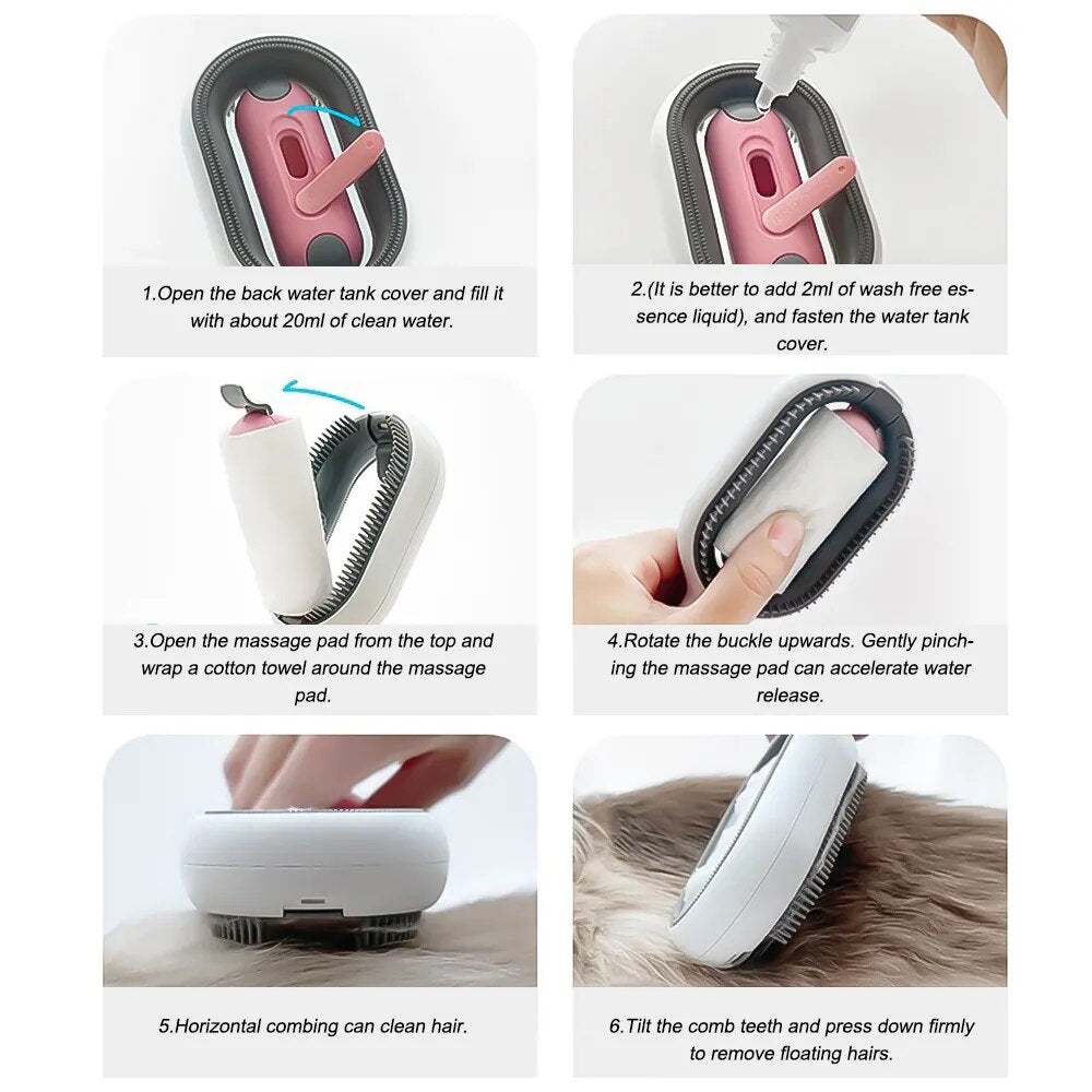 4 In 1 Pet Hair Removal Brushes