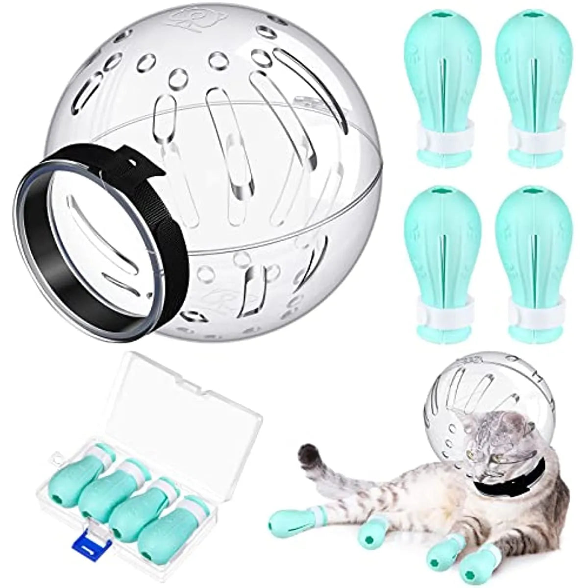 Cat Muzzle Grooming Helmet