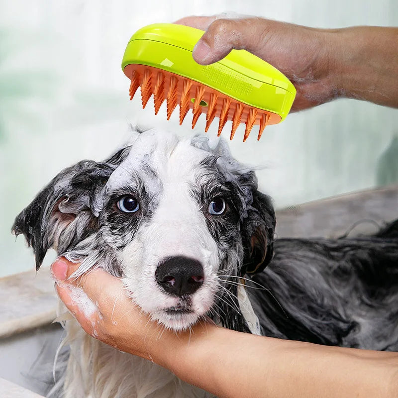 Dog Steam Brush Steamy Cat Brush 3 in 1 for Massage Pet Grooming  Electric Spray Cat Hair Brushes