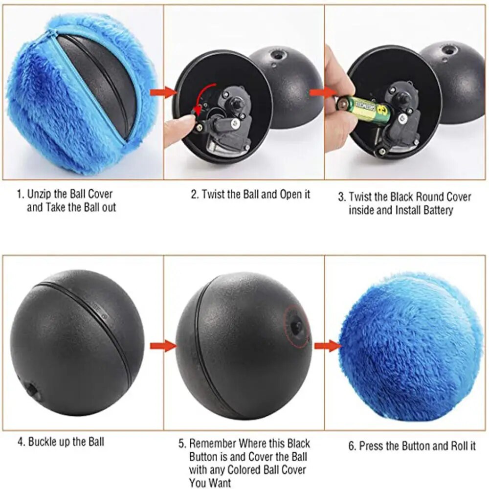 Automatic Rolling Vacuum Floor Sweeping Ball