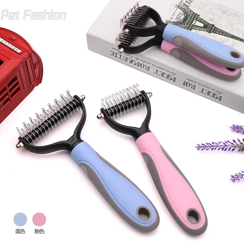 Pets Fur Knot Cutter Grooming Shedding Tools