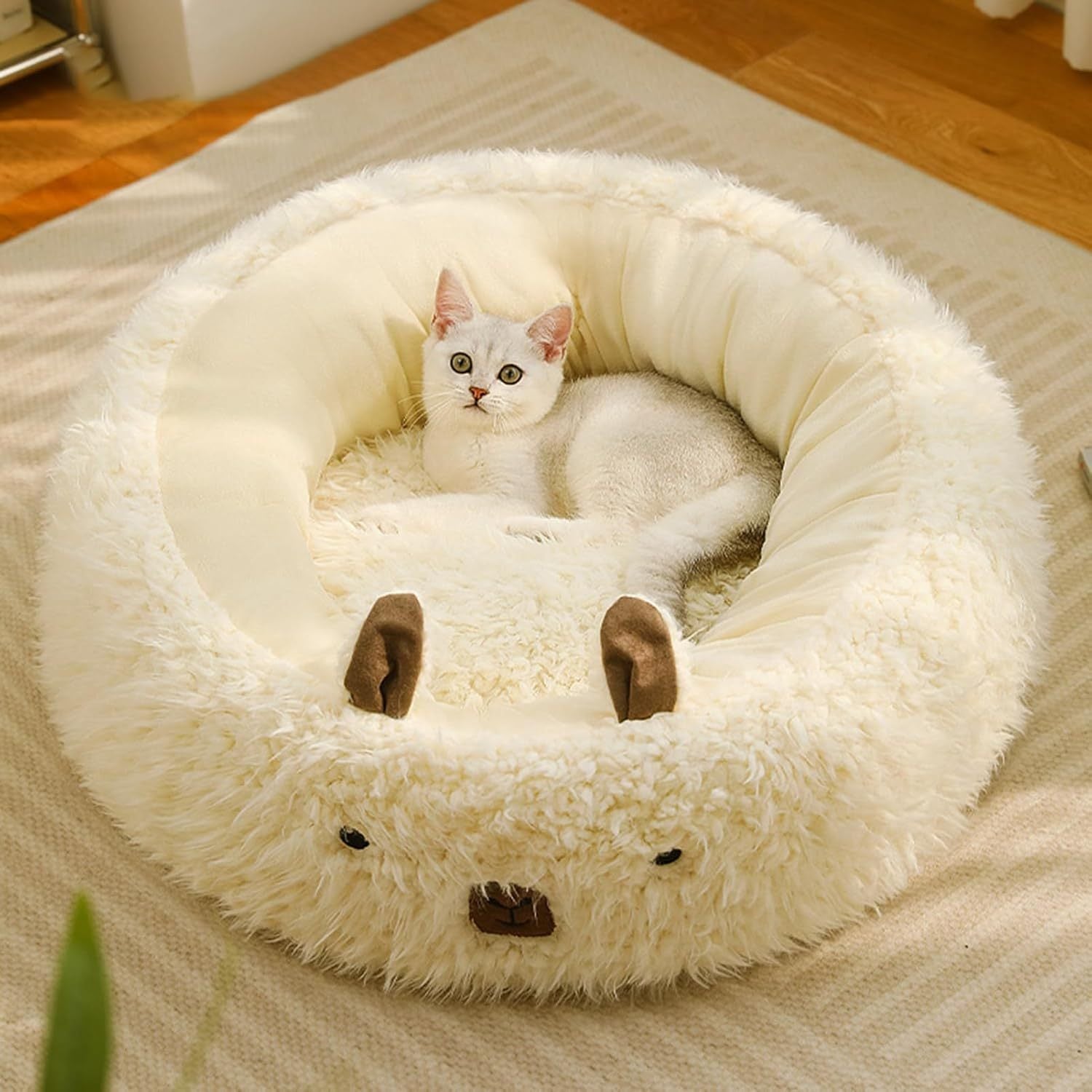 Happy Pet Beds  With Detachable Plush Pads